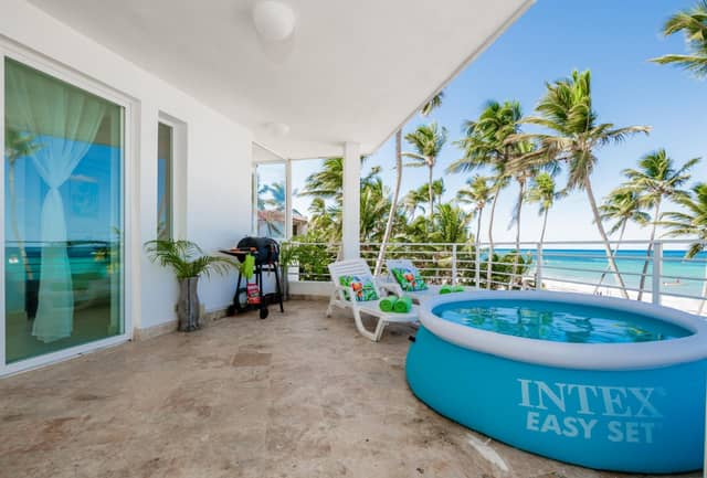 Beachfront Punta Cana Condo for Rent - Ocean View, Private Terrace, and BBQ — photo 3